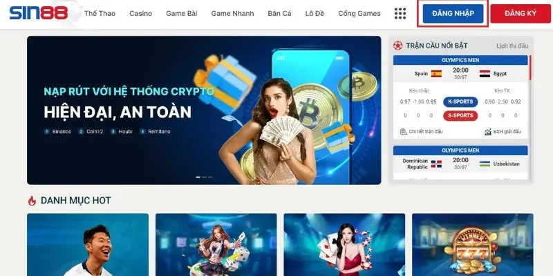 Quên Mật Khẩu SIN88 - Chi Tiết Cách Khôi Phục Nhanh Chóng 3 Nhấp đăng nhập tại trang chủ