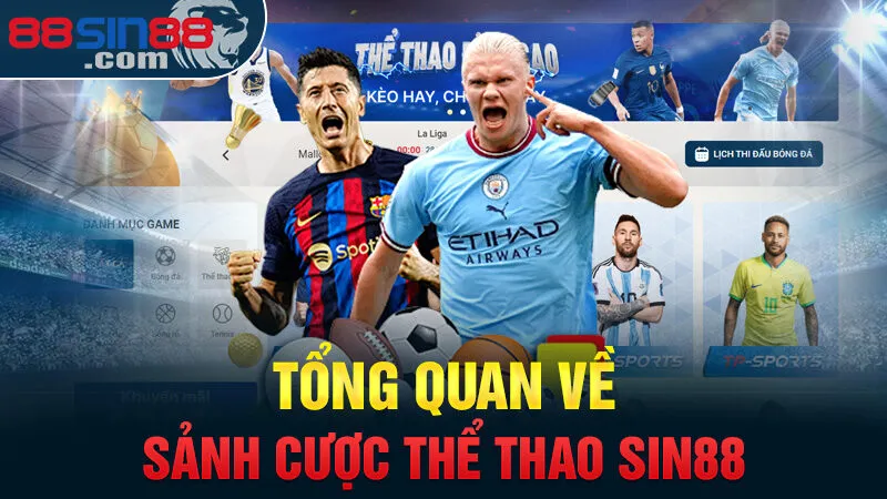 Thể Thao Sin88 – Cá Cược Thể Thao Uy Tín & Tỷ Lệ Hấp Dẫn 2024 1 Tổng quan về sảnh cược thể thao Sin88